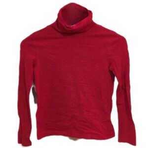 Kids Red Turtleneck Sweater